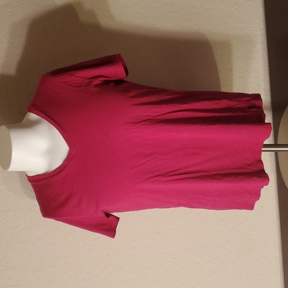 Armani Exchange A|X pink sz M v-neck top - Picture 7 of 8